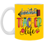 Livin' Teacher Life-11oz White Mug