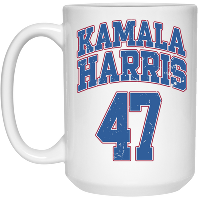 Kamala Harris 47-15oz Ceramic White Mug