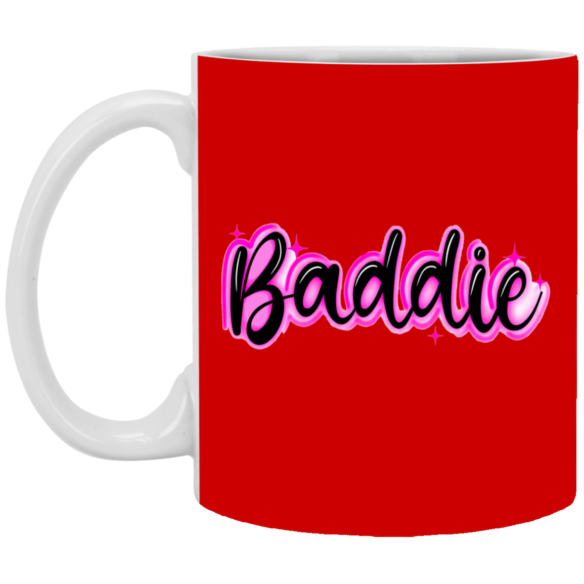 Baddie Gradient-11oz White Mug