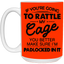 Rattle My Cage-15oz White Mug