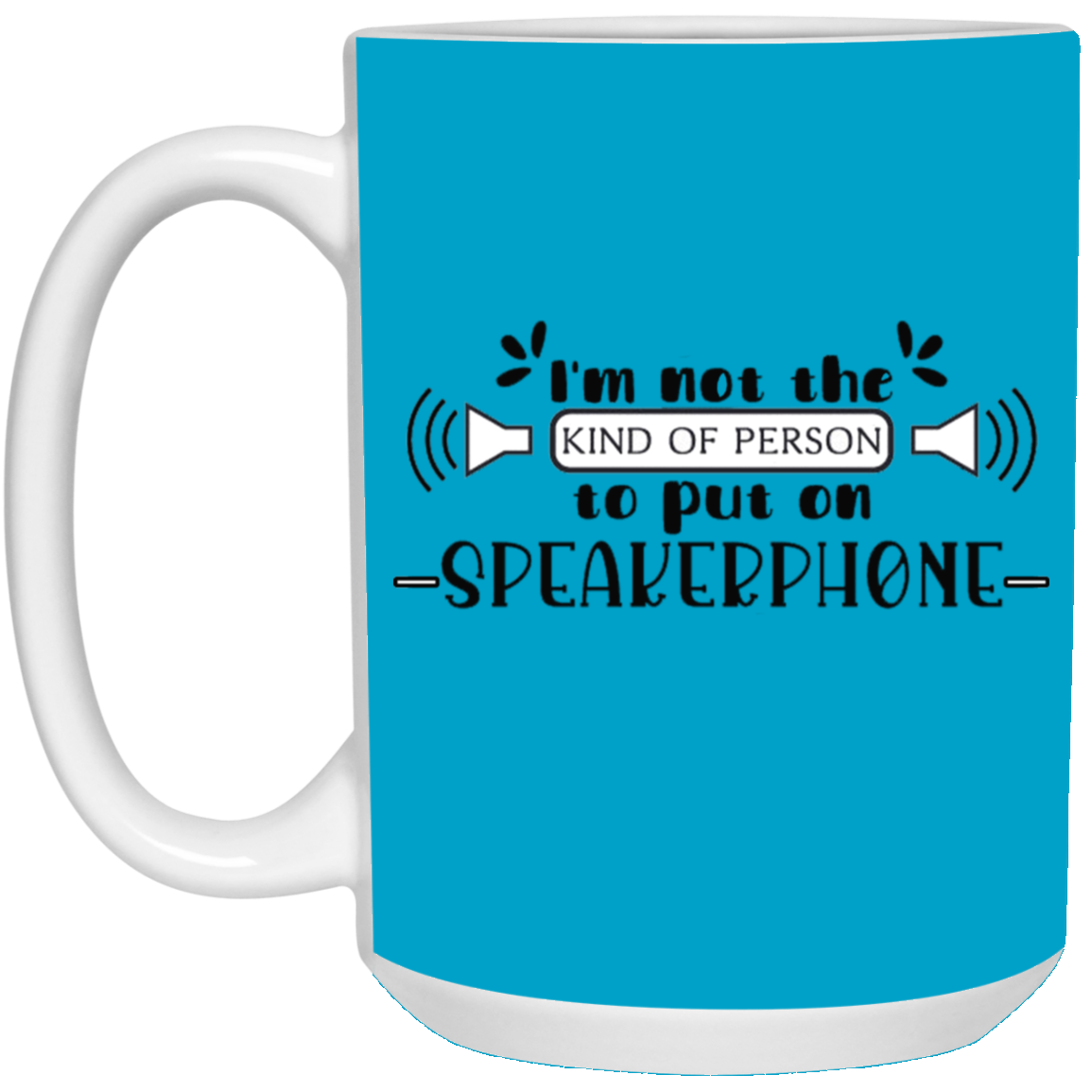 Speakerphone-15oz White Mug