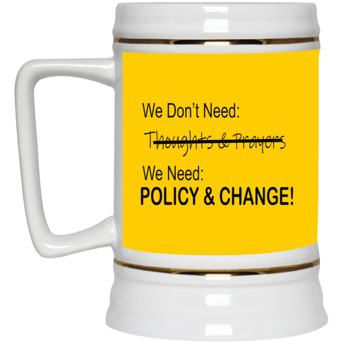 Change-Beer Stein 22oz.