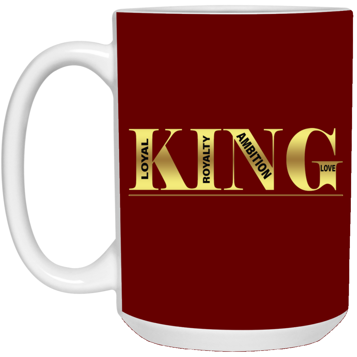 King-15oz White Mug