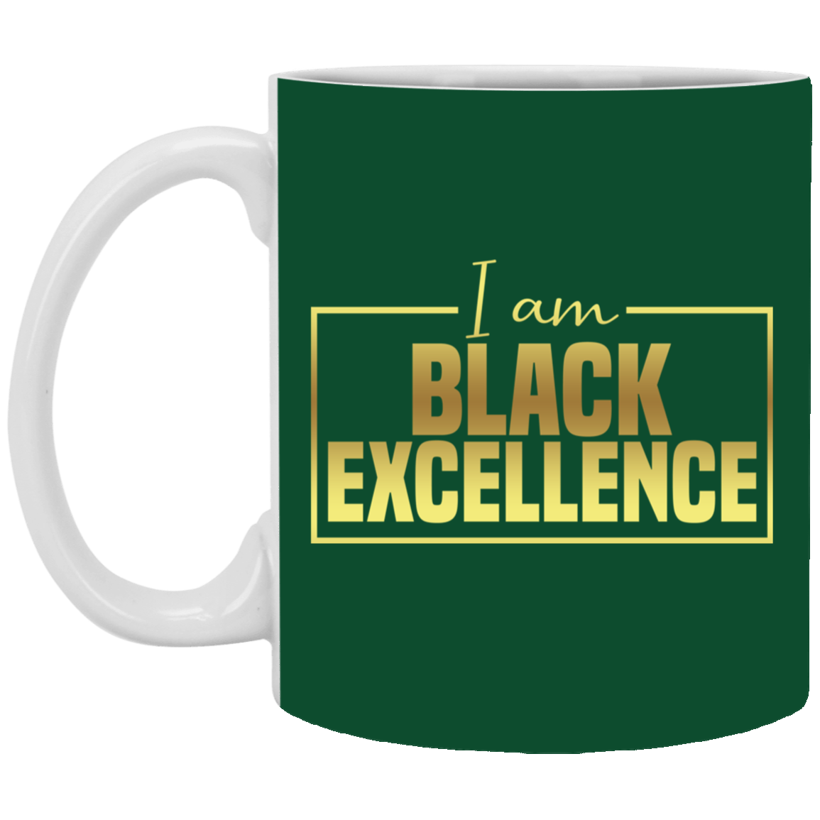 Black Excellence-11oz White Mug