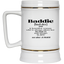 Baddie Definition-Beer Stein 22oz.