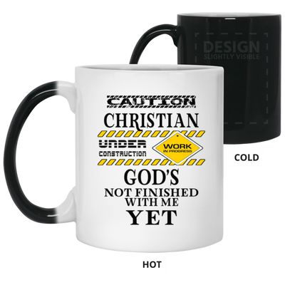 Christian Under Construction-11oz Color Changing Mug