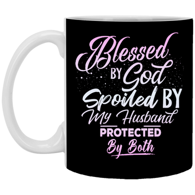 Blessed & Spoiled Gradient-11oz White Mug