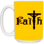 Faith-15oz White Mug