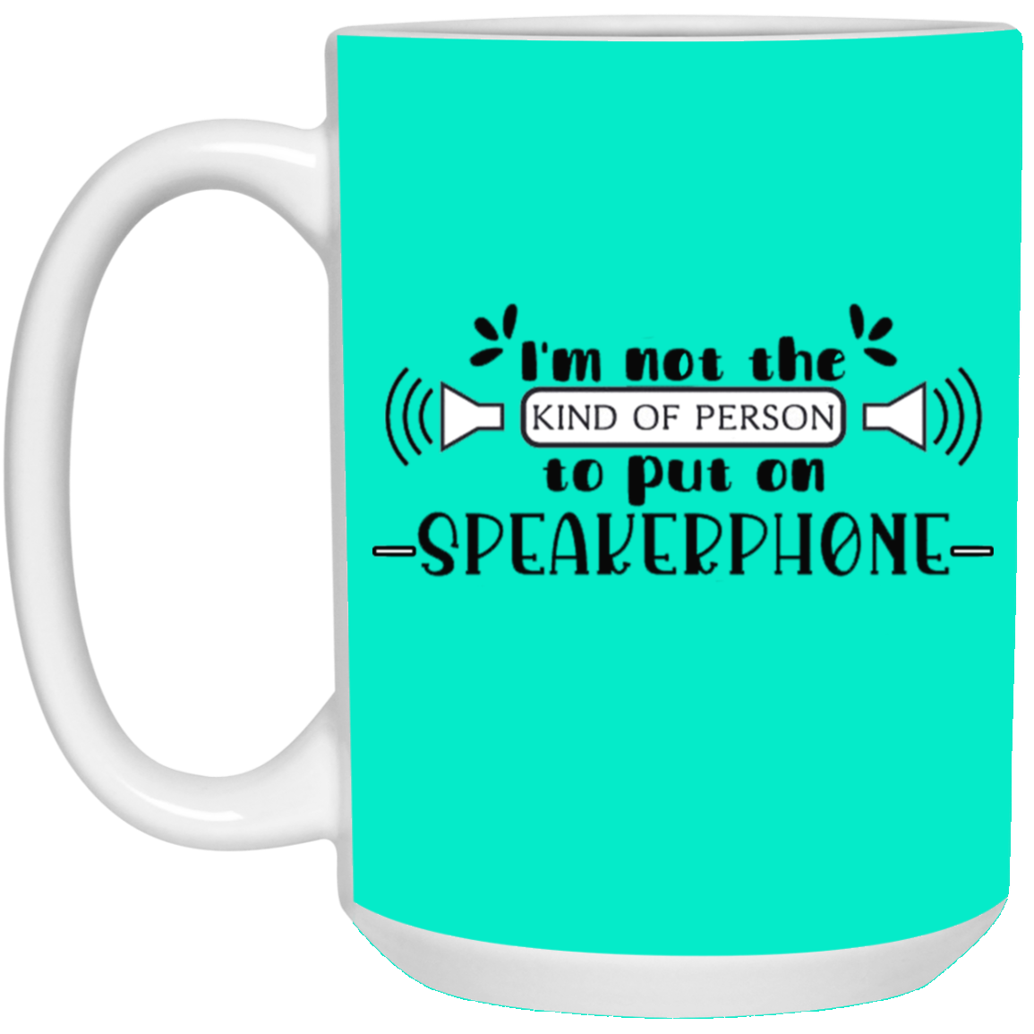 Speakerphone-15oz White Mug