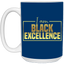 Black Excellence-15oz White Mug