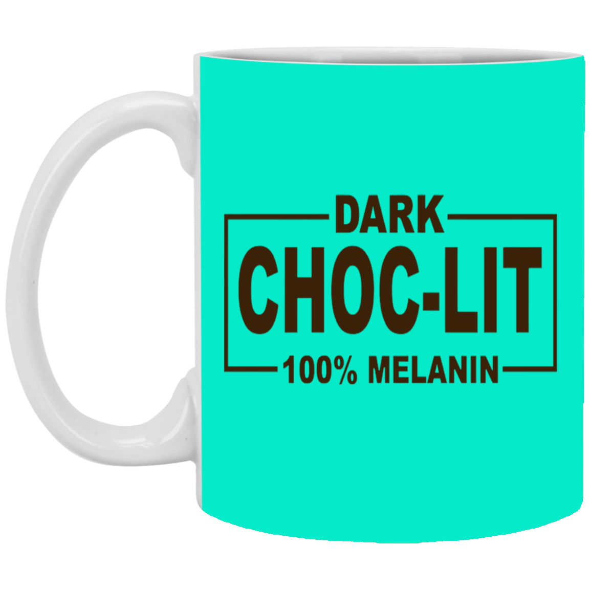 Dark Choc-Lit-11oz White Mug