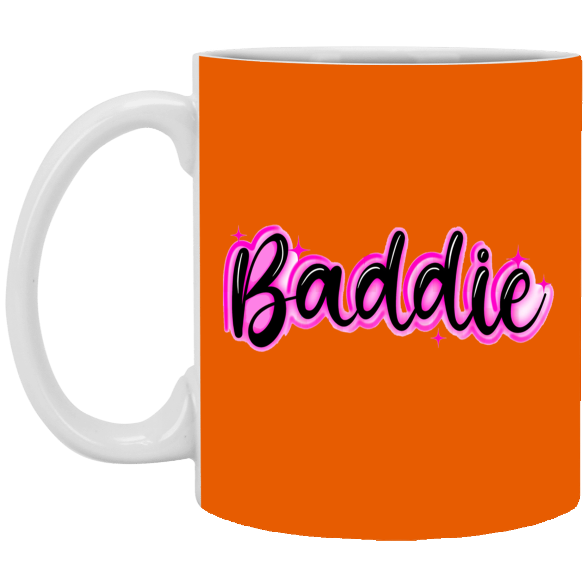 Baddie Gradient-11oz White Mug