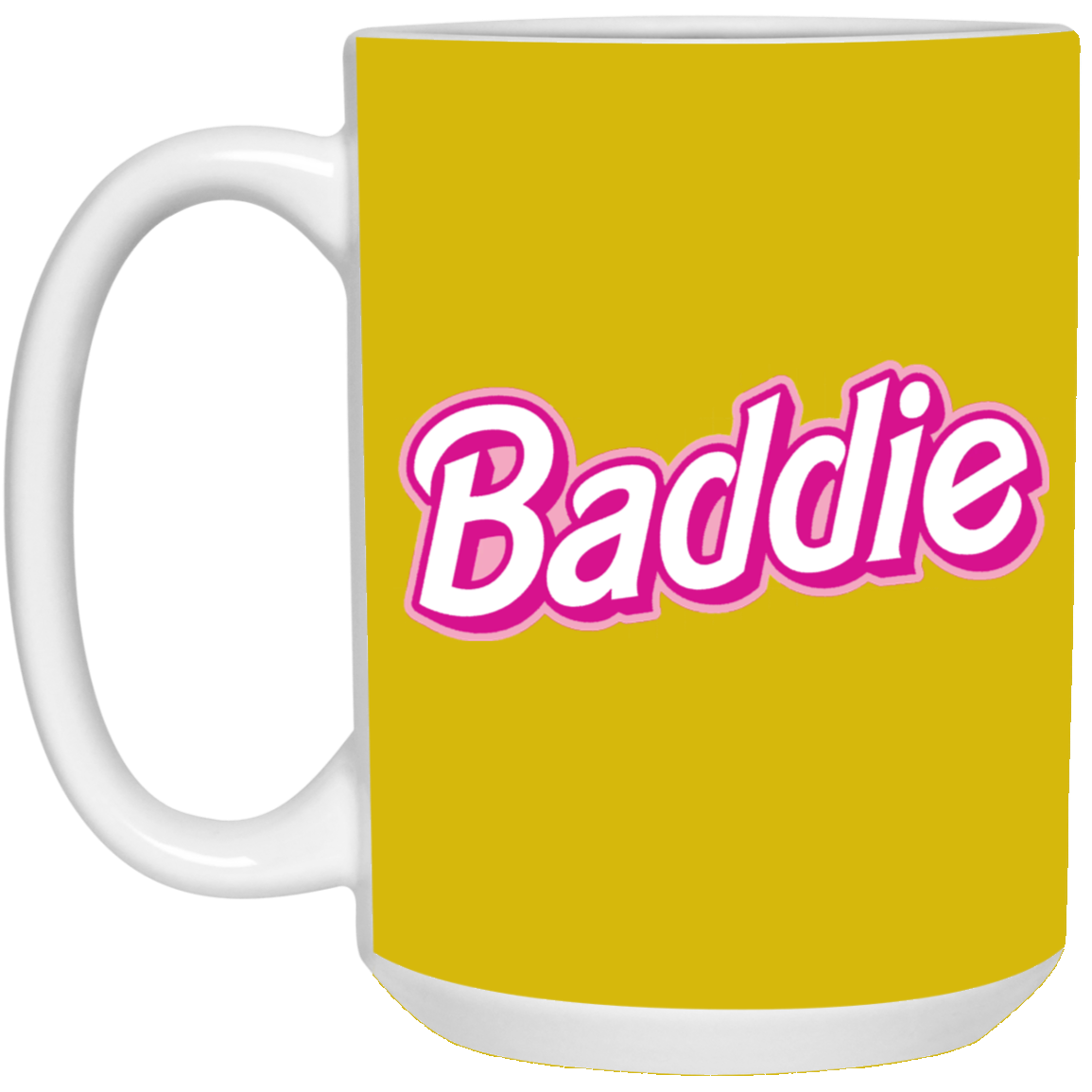 Pink Baddie-15oz White Mug
