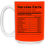 Success Facts-15oz White Mug