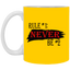 Never #2-11oz White Mug