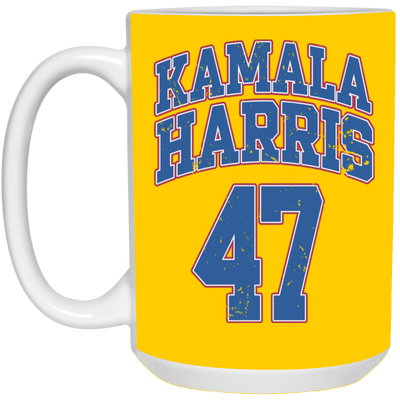 Kamala Harris 47-15oz Ceramic White Mug