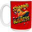 Standing on Business-Tim Boot-15oz White Mug