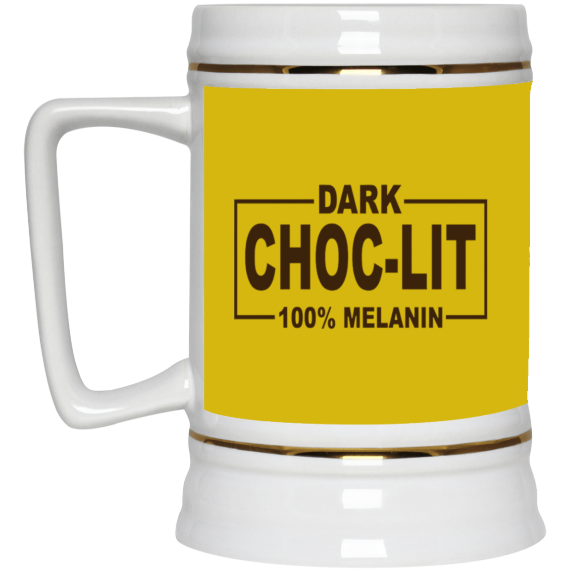 Dark Choc-Lit-Beer Stein 22oz.