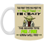 Crazy Yoda-11oz White Mug
