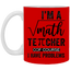 Math Teacher-11oz White Mug