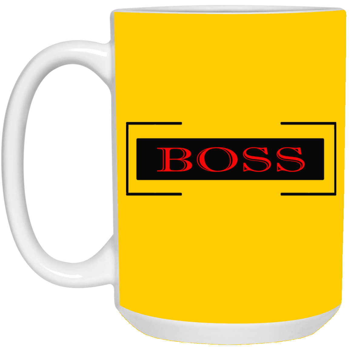 Boss-15oz White Mug