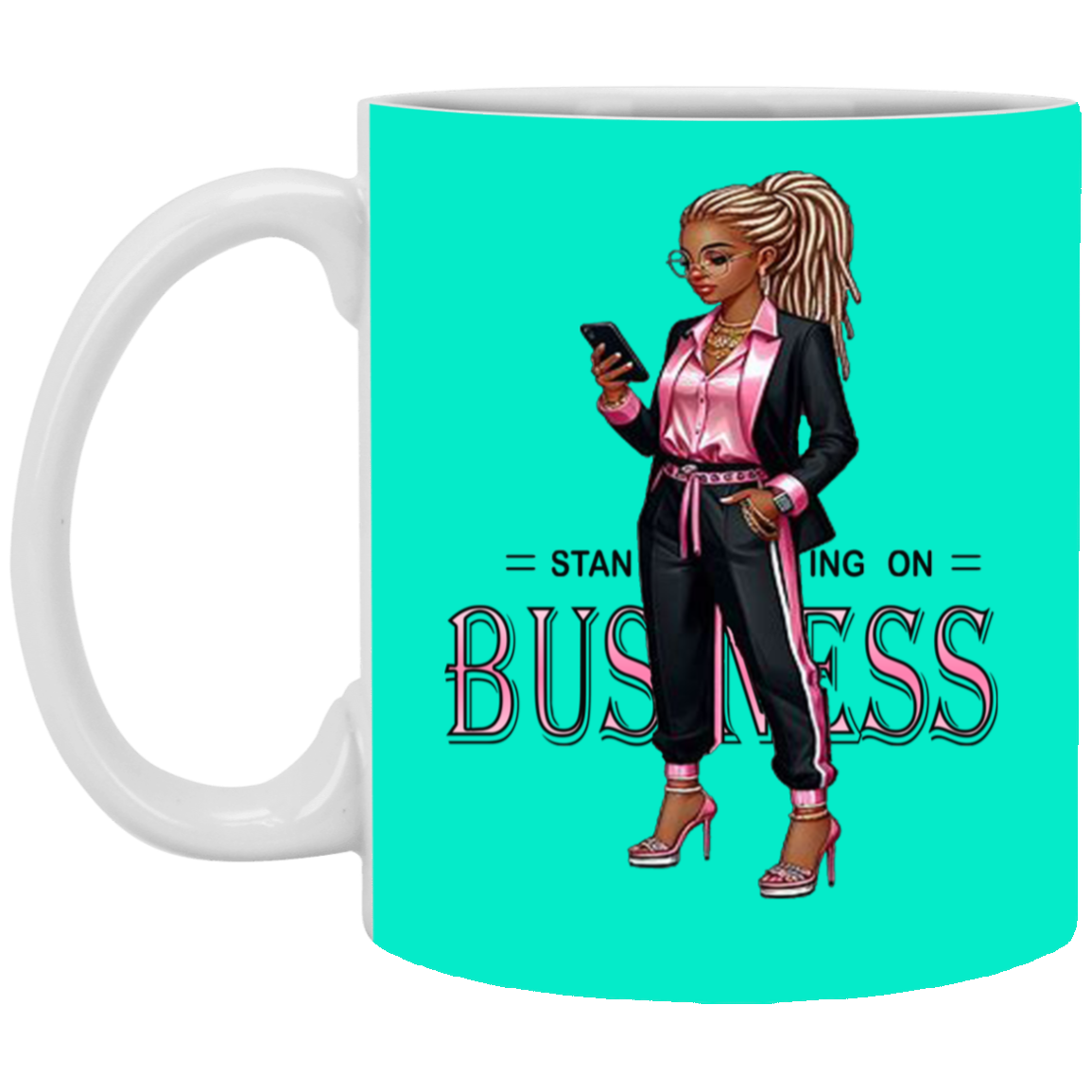 Standing on Business-Dreads-11oz White Mug