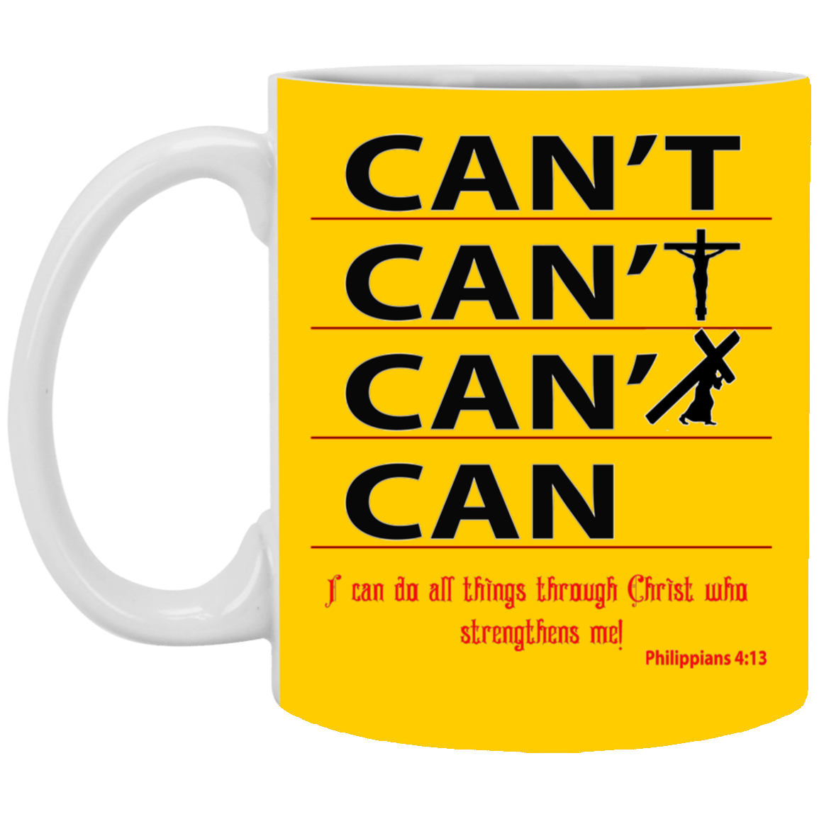 Through Christ-11oz White Mug