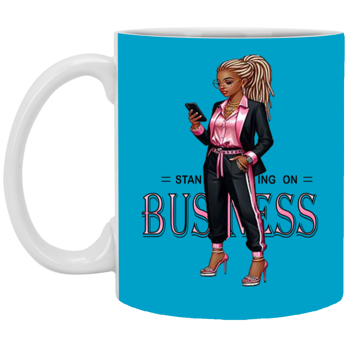 Standing on Business-Dreads-11oz White Mug