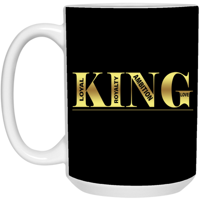 King-15oz White Mug