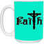Faith-15oz White Mug