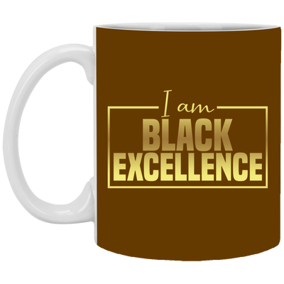 Black Excellence-11oz White Mug