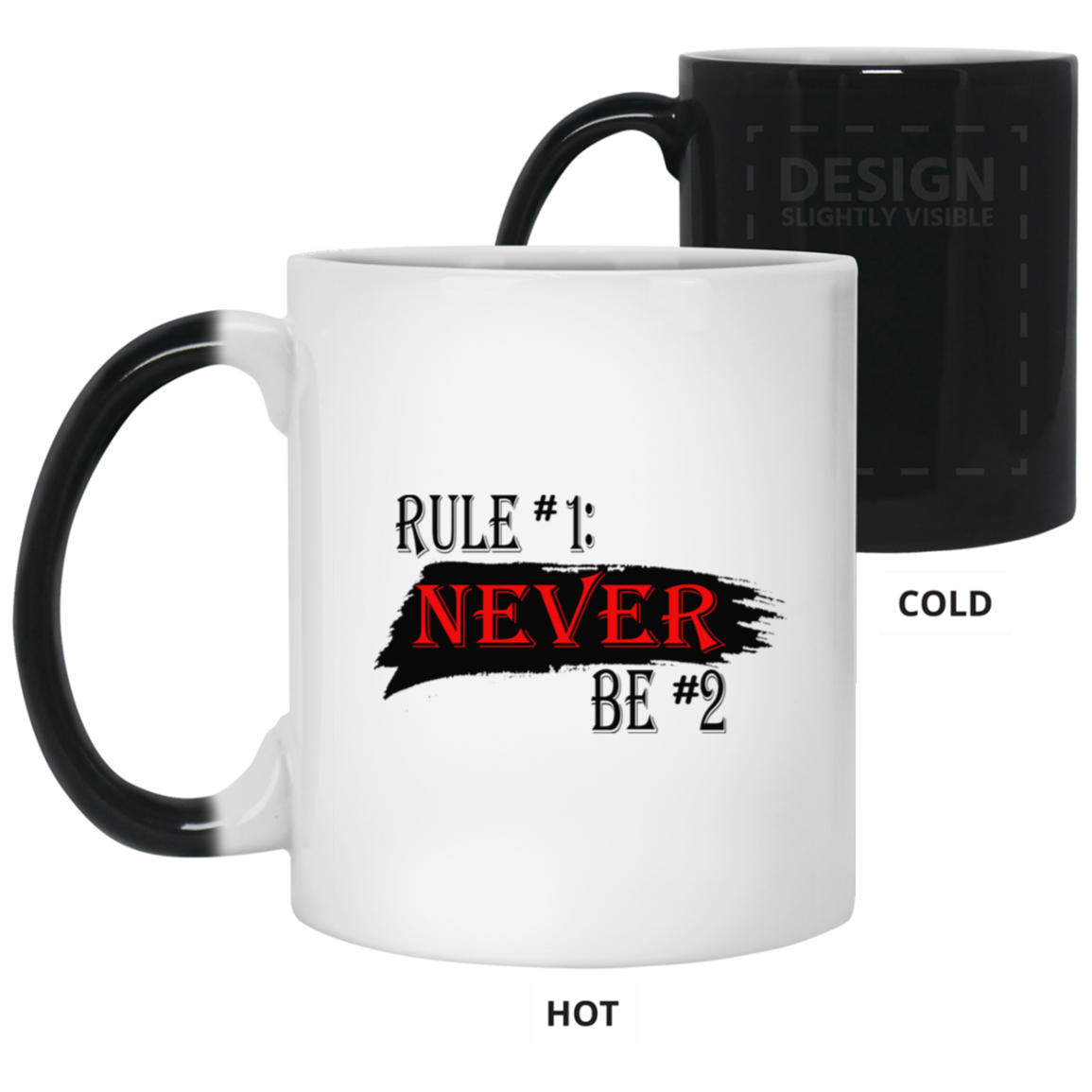 Never #2-11oz Color Changing Mug