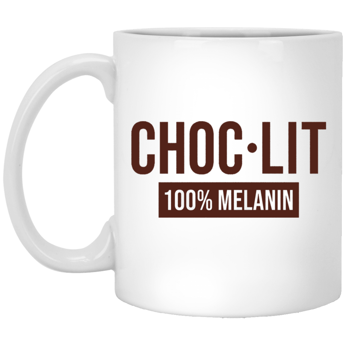 Choc-Lit-11oz White Mug