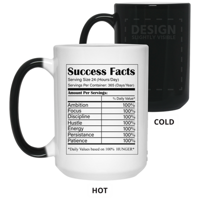 Success Facts-15oz Color Changing Mug