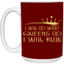 Queens Rule-15oz White Mug