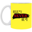 Never #2-11oz White Mug