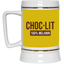 Choc-Lit-Beer Stein 22oz.