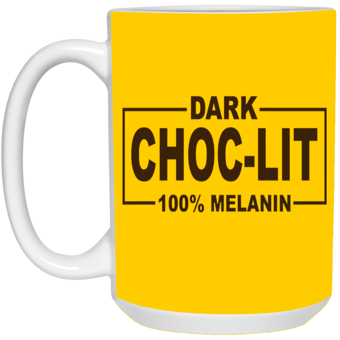 Dark Choc-Lit-15oz White Mug