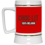 Choc-Lit-Beer Stein 22oz.