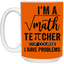 Math Teacher-Repeat-15oz White Mug