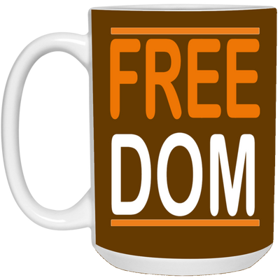 Freedom-15oz White Mug