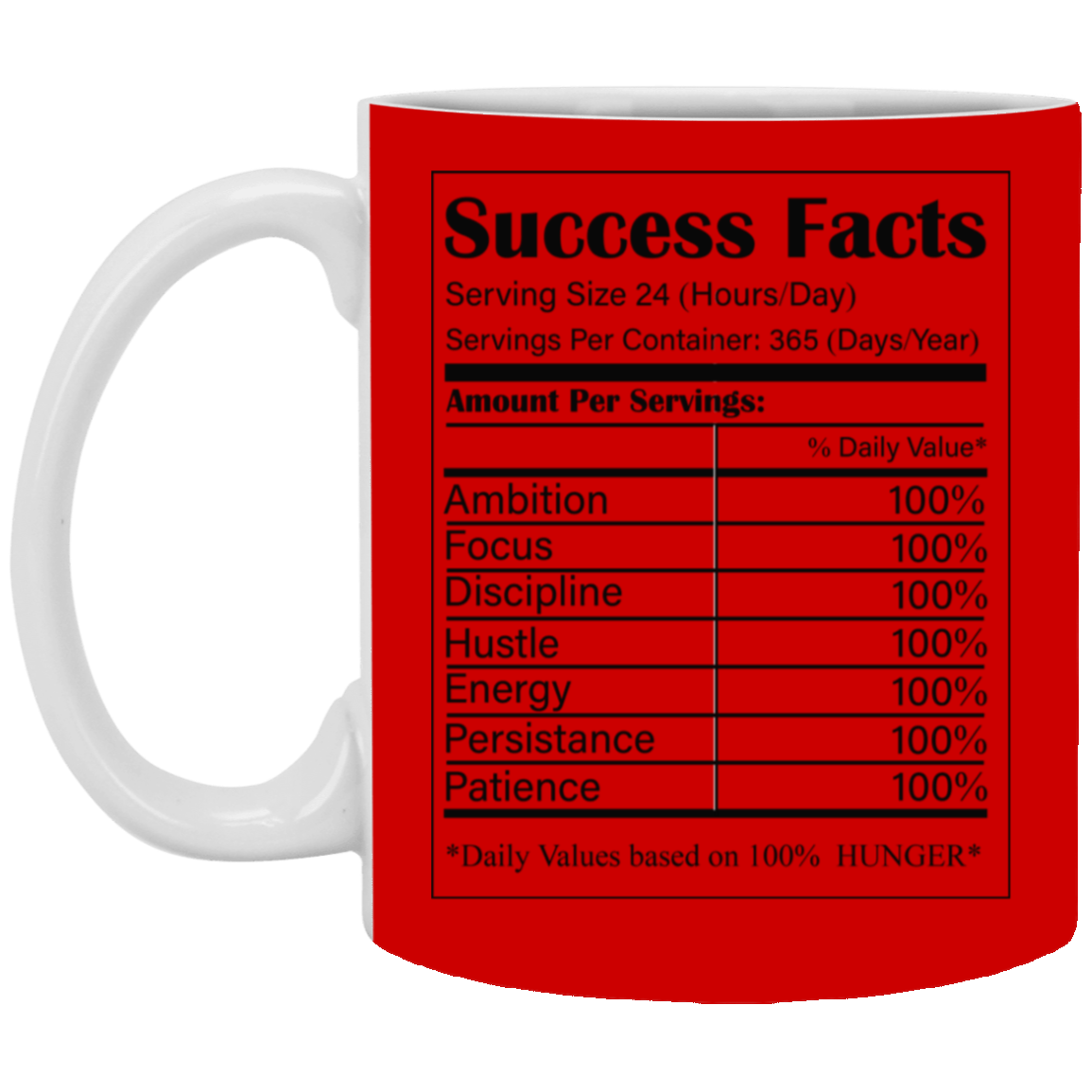 Success Facts-11oz White Mug