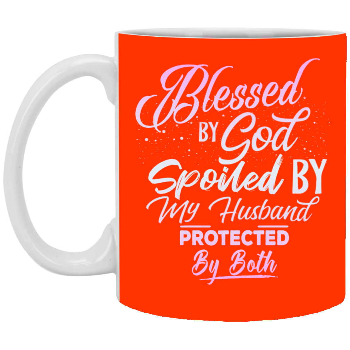 Blessed & Spoiled Gradient-11oz White Mug