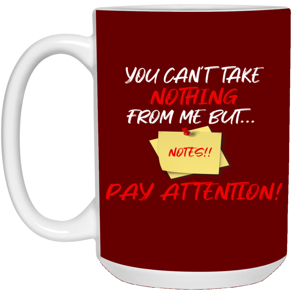 Notes-15oz White Mug