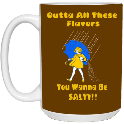 Salty-White Girl-15oz White Mug