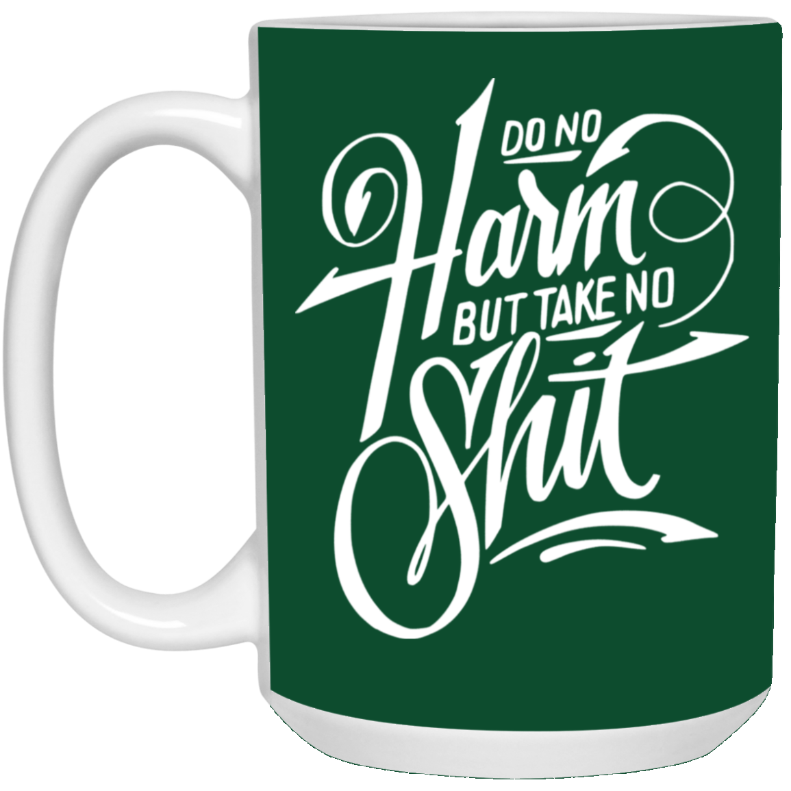 No Harm-15oz White Mug