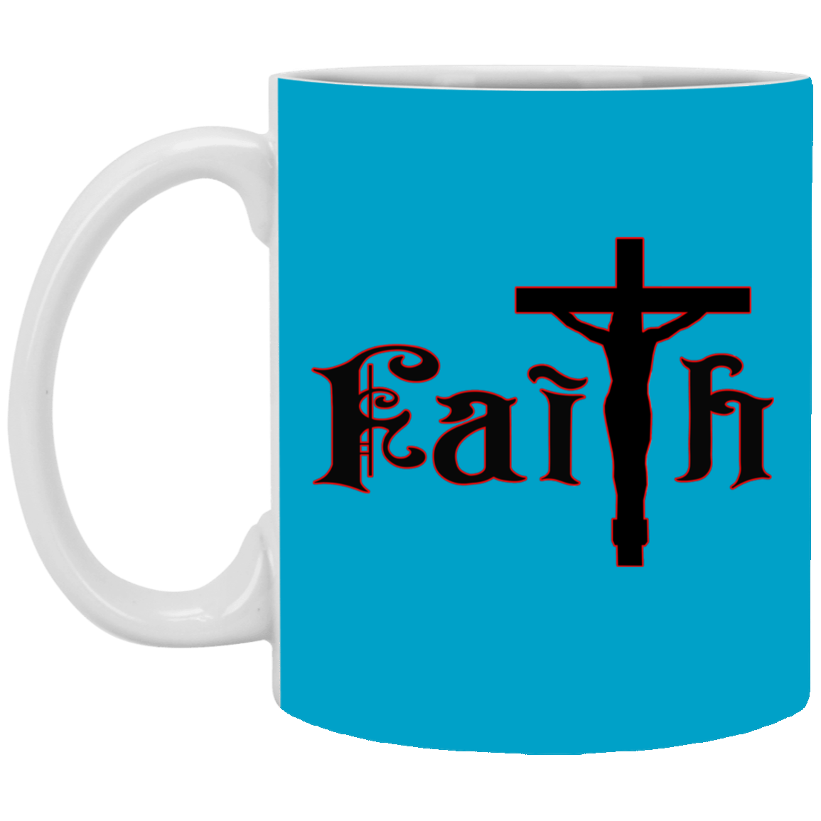 Faith-11oz White Mug