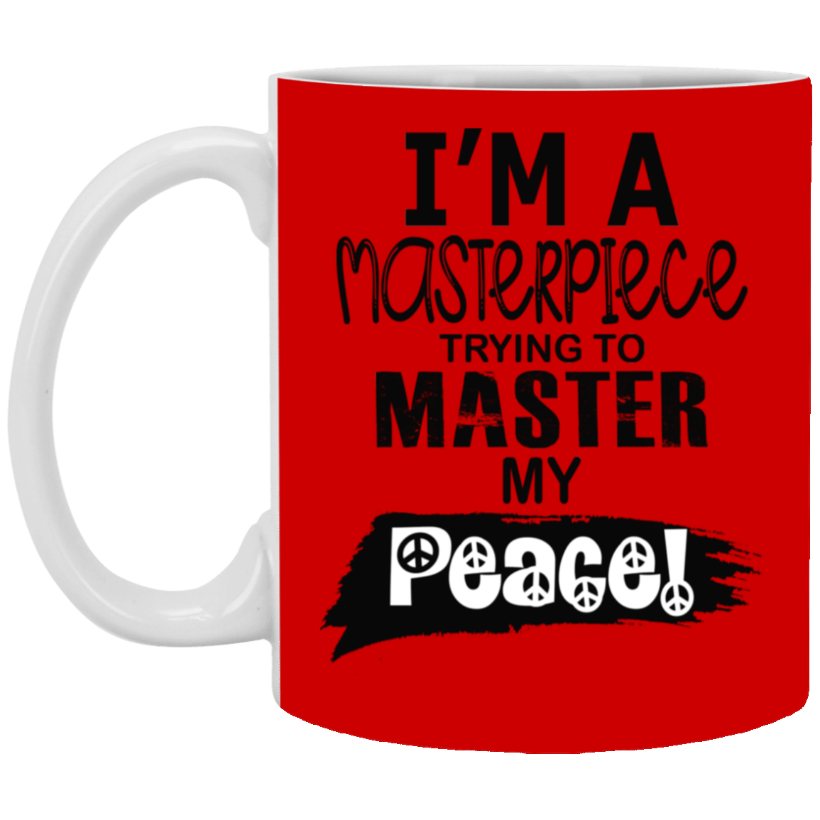 Master Peace-Black-11oz White Mug