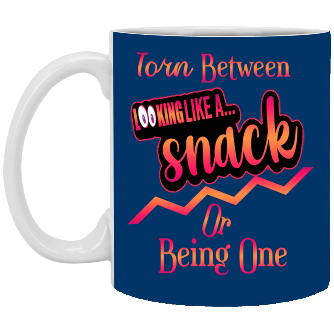 A Snack-Crying-11oz White Mug