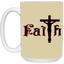 Faith-15oz White Mug